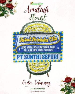 Papan Bunga Duka di Koto Keras
