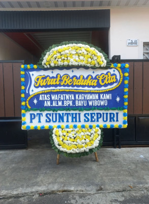 Papan Bunga Duka di Koto Keras